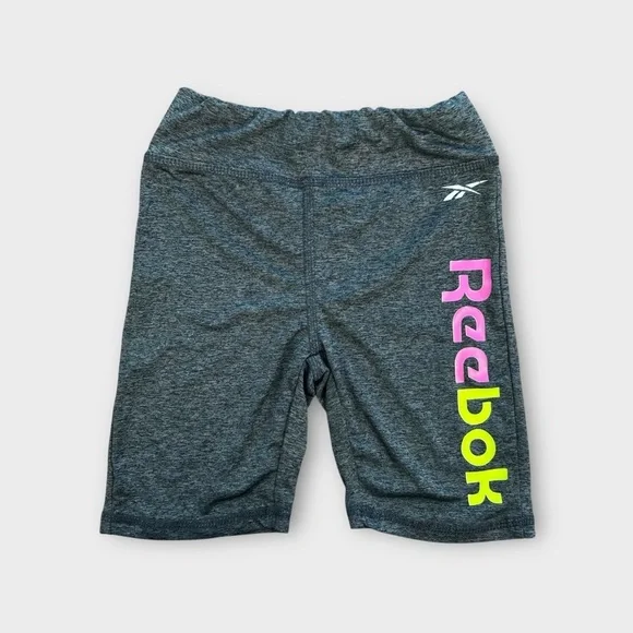 Reebok Gray and Black Shorts Set of 2, Girl’s 7 - Picture 2 of 9